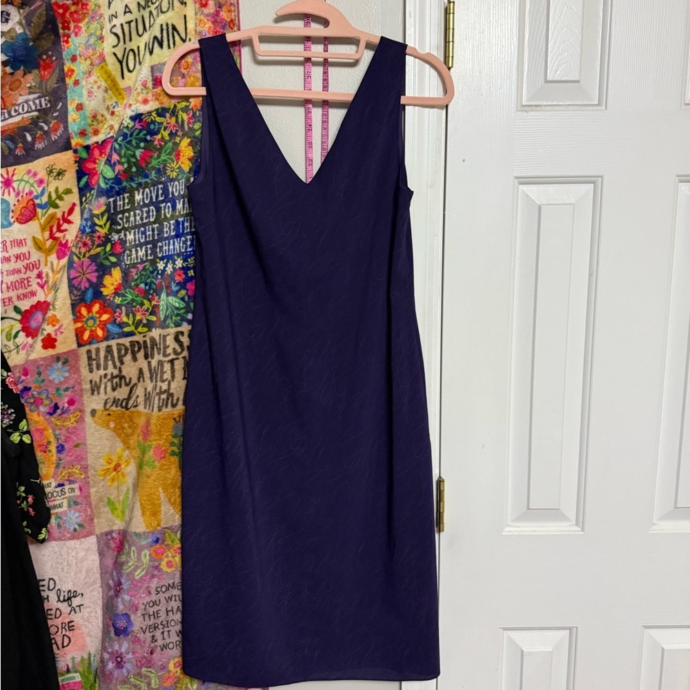 Calvin Klein Deep Purple Midi Dress​ - Picture 4 of 4